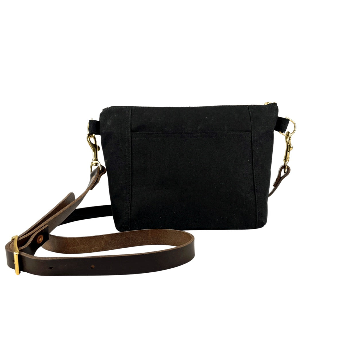 Black Hunter waxed crossbody